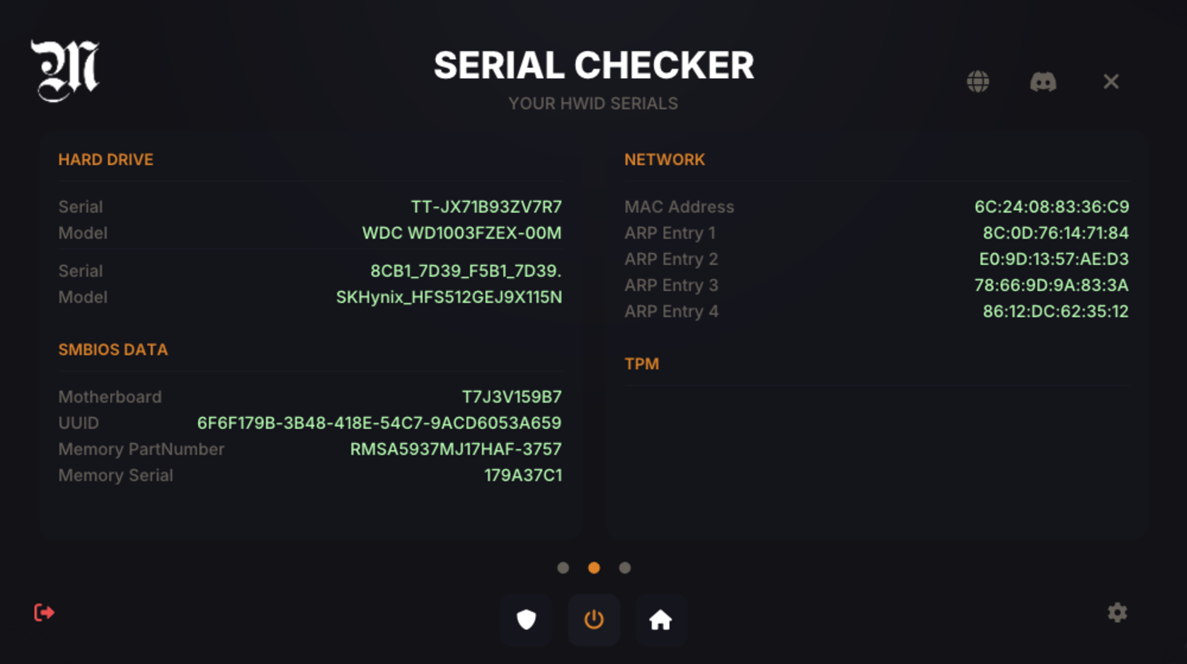 Monarch Spoofer Serial Checker
